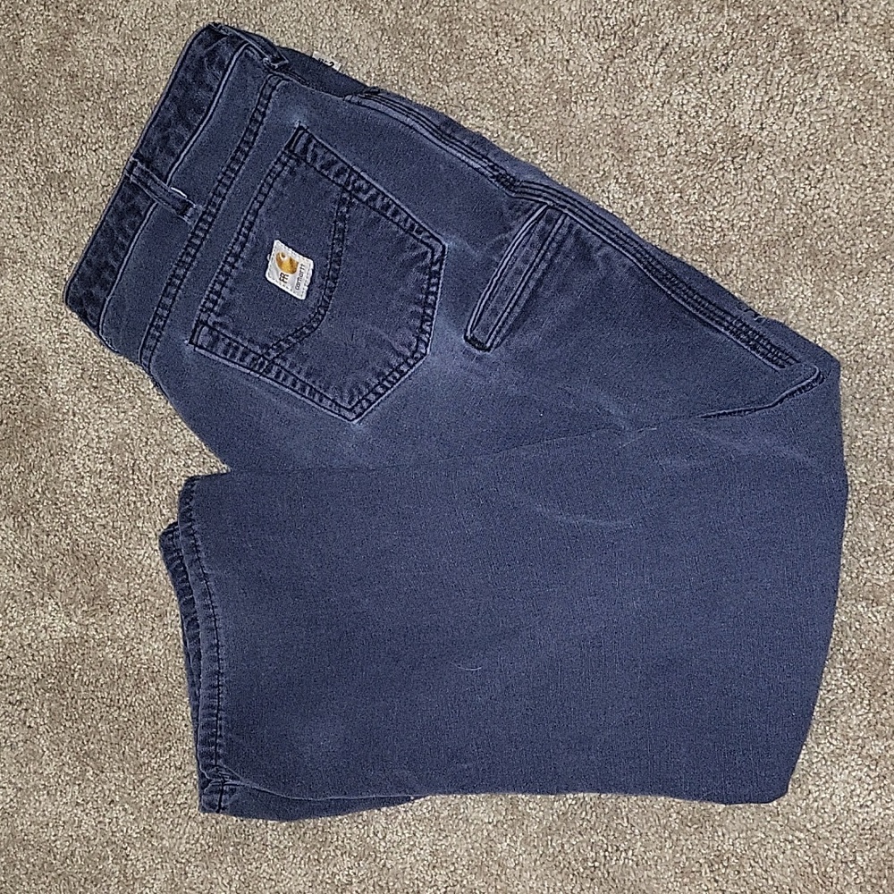 Blue Carhartt FR Pants 32Wx28L - Picture 4 of 7